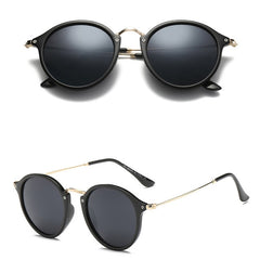 Women's Oval 'Little Bear' Metal Sunglasses