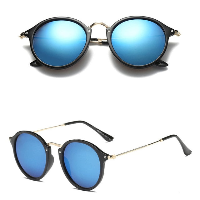 Women's Oval 'Little Bear' Metal Sunglasses