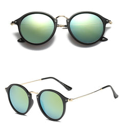 Women's Oval 'Little Bear' Metal Sunglasses