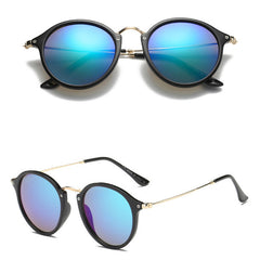 Women's Oval 'Little Bear' Metal Sunglasses