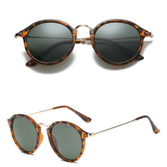 Women's Oval 'Little Bear' Metal Sunglasses