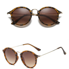 Women's Oval 'Little Bear' Metal Sunglasses