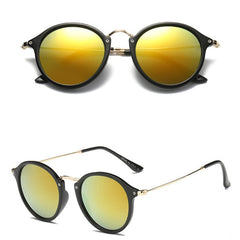 Women's Oval 'Little Bear' Metal Sunglasses