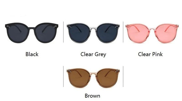 Women's Oversized Cat Eye 'Lovely Puff' Plastic Sunglasses