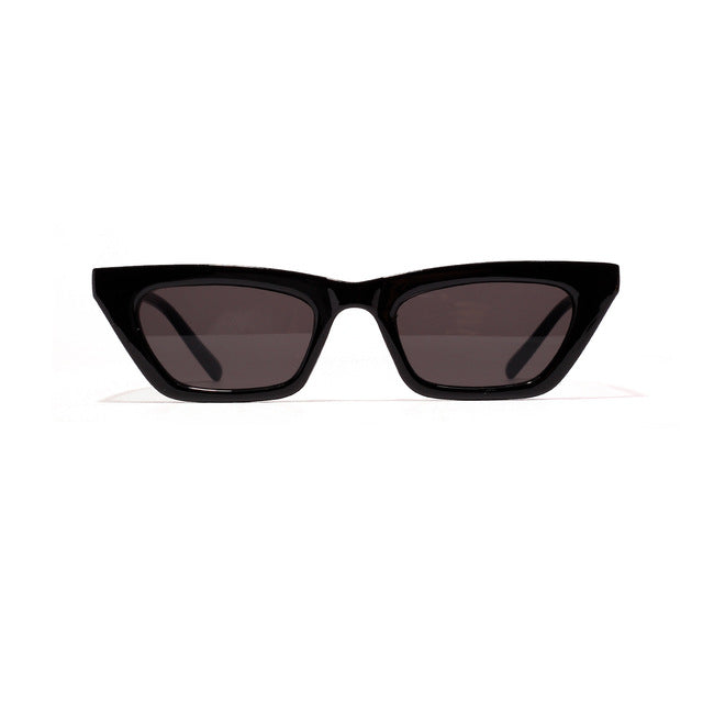 Women's Rectangular 'Ms. Fedelity' Plastic  Sunglasses