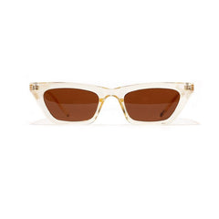 Women's Rectangular 'Ms. Fedelity' Plastic  Sunglasses