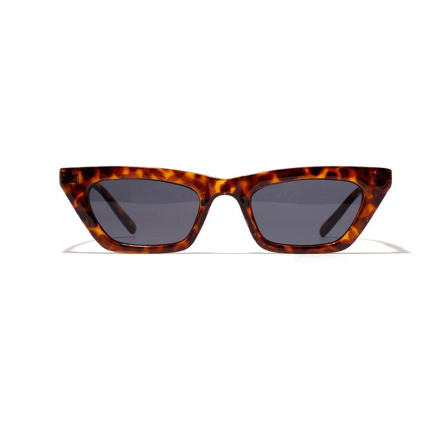 Women's Rectangular 'Ms. Fedelity' Plastic  Sunglasses