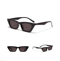 Women's Rectangular 'Ms. Fedelity' Plastic  Sunglasses