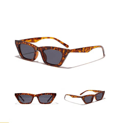 Women's Rectangular 'Ms. Fedelity' Plastic  Sunglasses