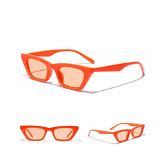 Women's Rectangular 'Ms. Fedelity' Plastic  Sunglasses