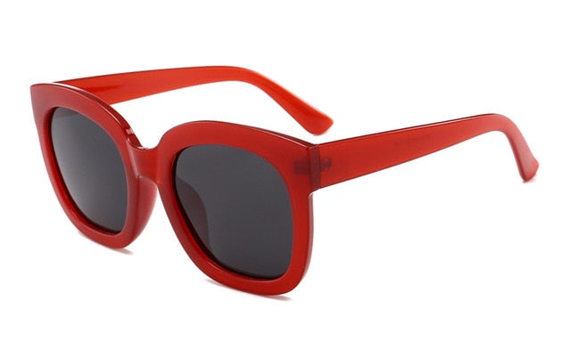Women's Oversized Square 'Hater Blocker' Plastic Sunglasses