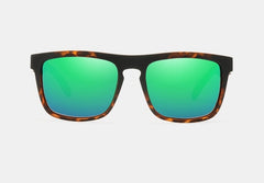 Men's Polarized Square 'Flags' Plastic Sunglasses