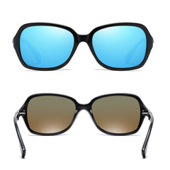 Women's Oversized Round 'Miss Fritter' Plastic Sunglasses