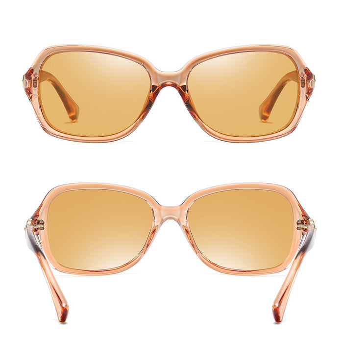 Women's Oversized Round 'Miss Fritter' Plastic Sunglasses
