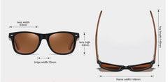 Men's Polarized Wayferer 'Cat Friend' Wooden Sunglasses