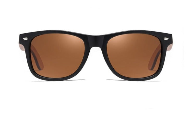 Men's Polarized Wayferer 'Cat Friend' Wooden Sunglasses