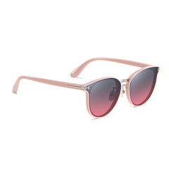 Women's Polarized Round 'Jet Setting' Plastic Sunglasses