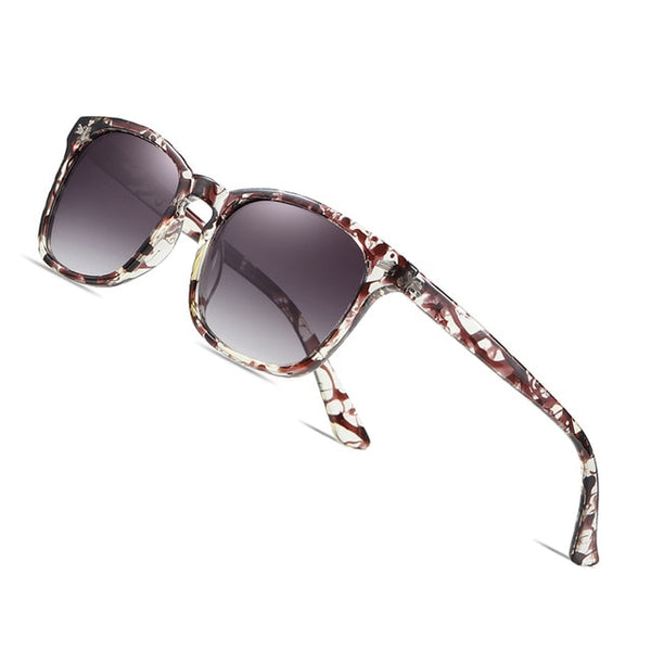 Women's Square Polarized 'Sun's Out' Plastic  Sunglasses