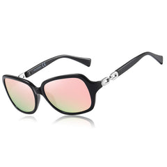 Women's Oversized Round 'Miss Fritter' Plastic Sunglasses