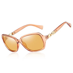 Women's Oversized Round 'Miss Fritter' Plastic Sunglasses