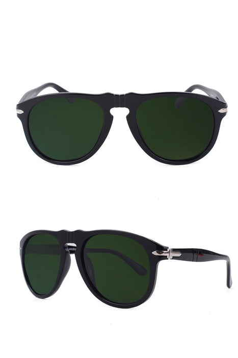 Men's Polarized Aviator 'Racing Club Men' Plastic Sunglasses
