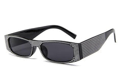 Women's Small Square 'Evening Vibe' Plastic Sunglasses