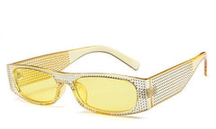 Women's Small Square 'Evening Vibe' Plastic Sunglasses