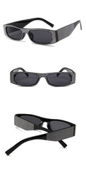 Women's Small Square 'Evening Vibe' Plastic Sunglasses