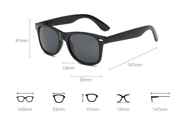 Unisex Polarized Way Ferer 'Men Farer' Plastic Sunglasses