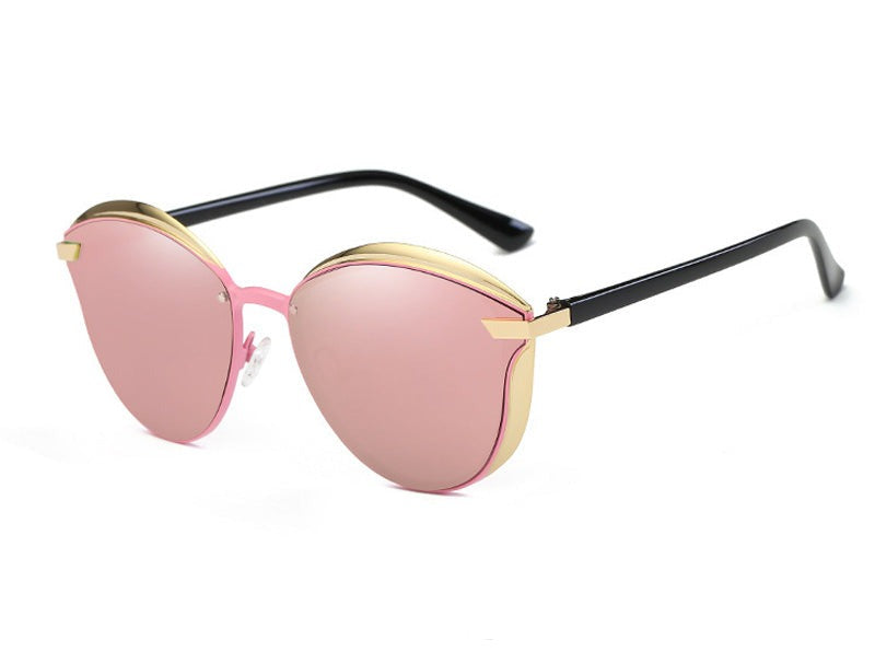 Women's Vintage Cat Eye 'Ion' Metal Sunglasses