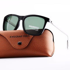 Men's Square 'Whiskey Business' Metal Sunglasses