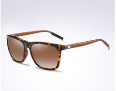 Men's Square 'Whiskey Business' Metal Sunglasses