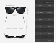 Men's Square 'Whiskey Business' Metal Sunglasses