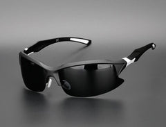 Men's Wrap Around 'Wasp' Plastic Sport Sunglasses