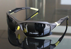 Men's Wrap Around 'Wasp' Plastic Sport Sunglasses