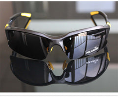 Men's Wrap Around 'Wasp' Plastic Sport Sunglasses