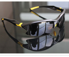 Men's Wrap Around 'Wasp' Plastic Sport Sunglasses