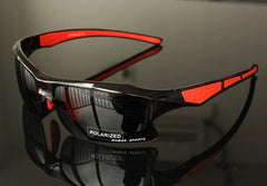 Men's Wrap Around 'Wasp' Plastic Sport Sunglasses