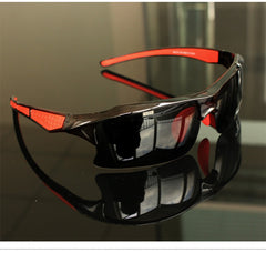 Men's Wrap Around 'Wasp' Plastic Sport Sunglasses