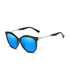 Women's Polarized Cat Eye 'Bermuda' Plastic Sunglasses