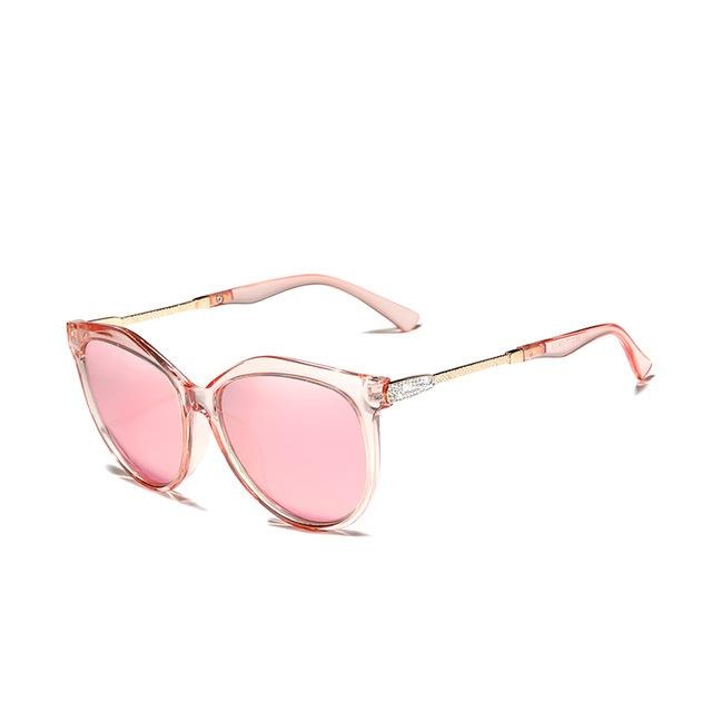 Women's Polarized Cat Eye 'Bermuda' Plastic Sunglasses