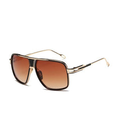 Men's Oversized Aviator 'Morocco' Metal Sunglasses