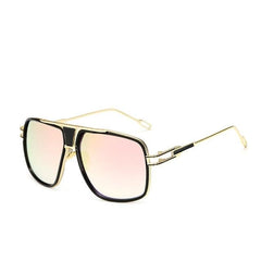 Men's Oversized Aviator 'Morocco' Metal Sunglasses