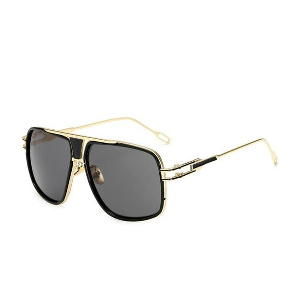 Men's Oversized Aviator 'Morocco' Metal Sunglasses