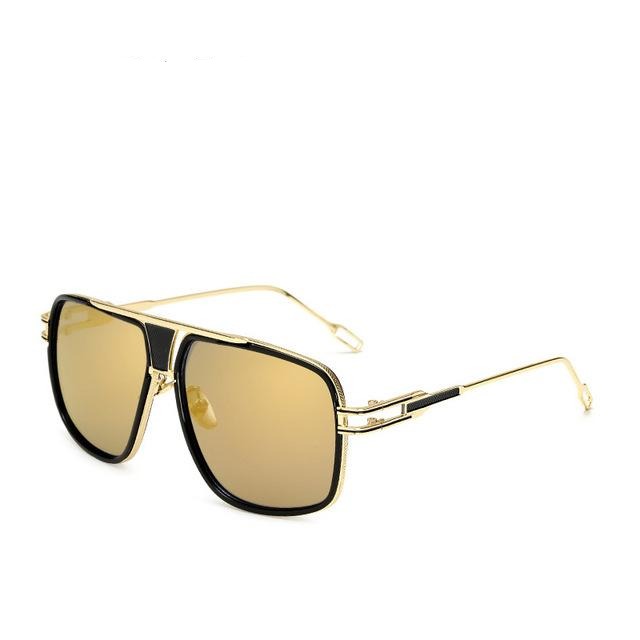 Men's Oversized Aviator 'Morocco' Metal Sunglasses