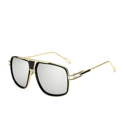 Men's Oversized Aviator 'Morocco' Metal Sunglasses