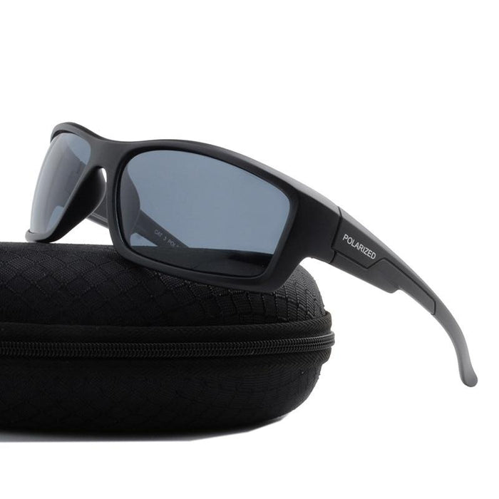 Men's Polarized  Sport 'Gone Fishin' Plastic Sunglasses