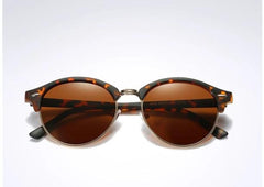 Men's Oversized Retro Round 'Specs' Metal Sunglasses