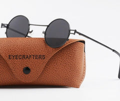 Men's Polarized Oval 'Serendipity' Metal Sunglasses