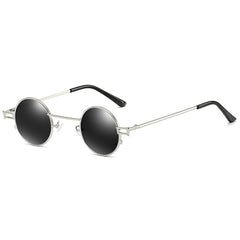 Men's Polarized Oval 'Serendipity' Metal Sunglasses